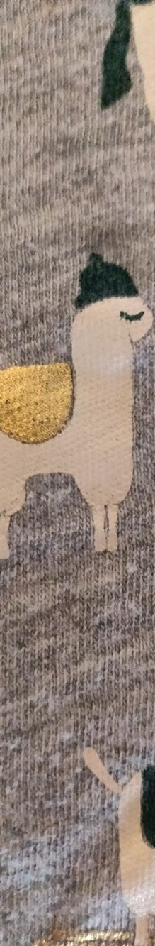 J. Crew Gray Short Sleeve Tee with Llama Print Collectors Addition - Picture 6 of 16